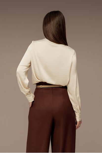 Блуза Бант с рукавом