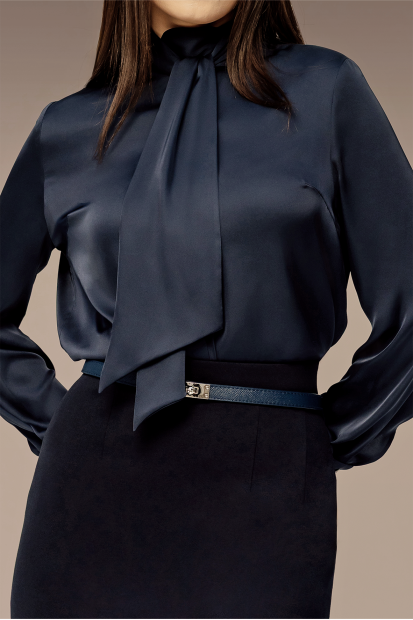 Блуза Бант с рукавом