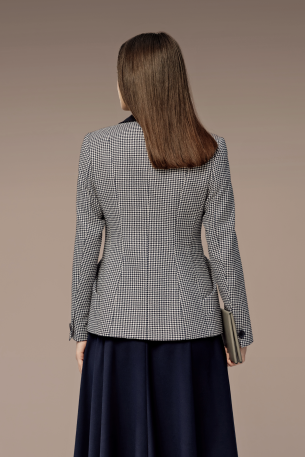 Жакет-кутюр двубортный