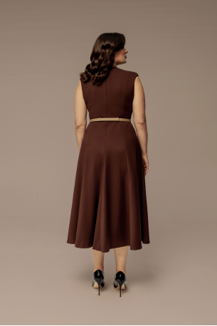 Платье шестиклинка без рукава