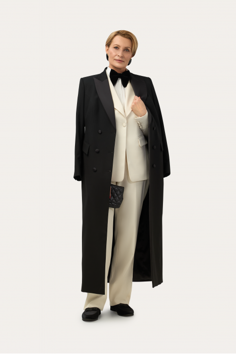 Жакет-смокинг с брюками