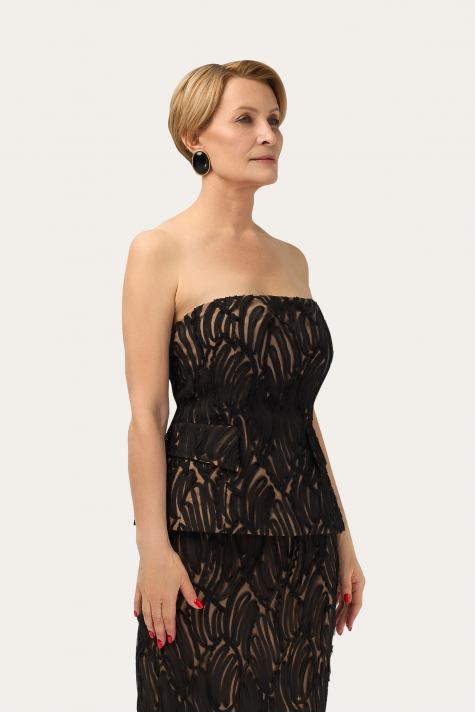 Жилет-корсет с юбкой