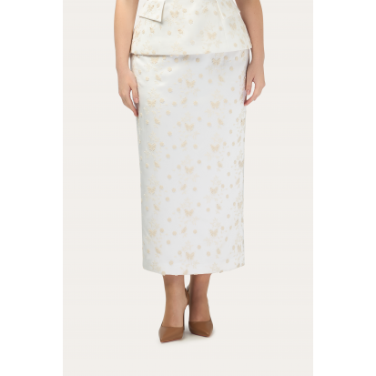 Юбка с высоким поясом удлиненная