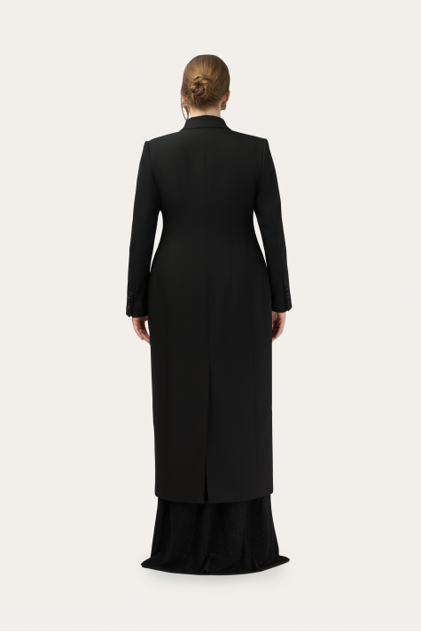 Платье-смокинг удлиненное