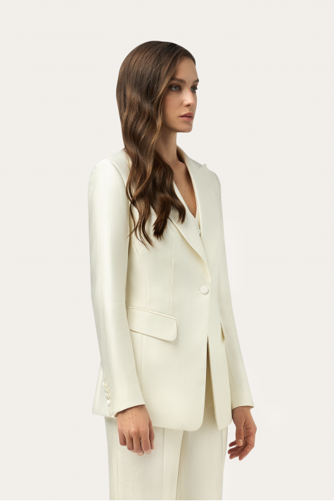 Жакет однобортный с брюками