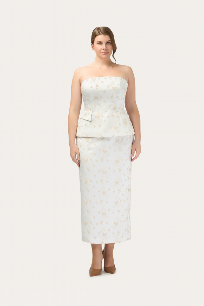 Жилет-корсет с юбкой