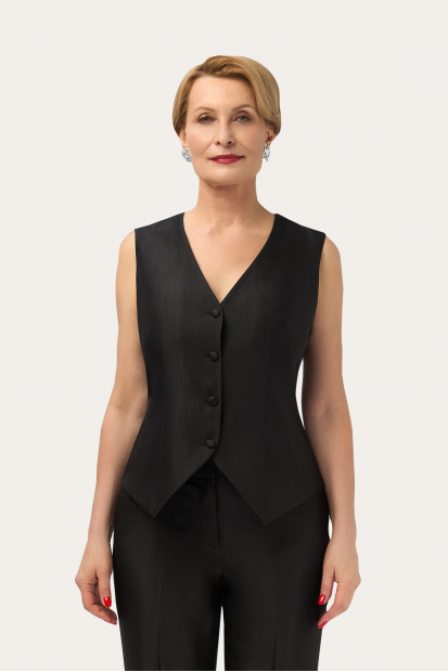 Жилет укороченный