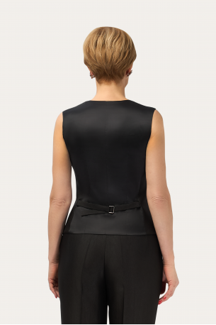 Жакет однобортный с прямыми брюками