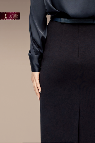 Юбка с высоким поясом удлиненная Юбка с высоким поясом удлиненная