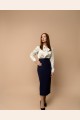 Классическое пальто темно-синего цвета Классическое пальто темно-синего цвета