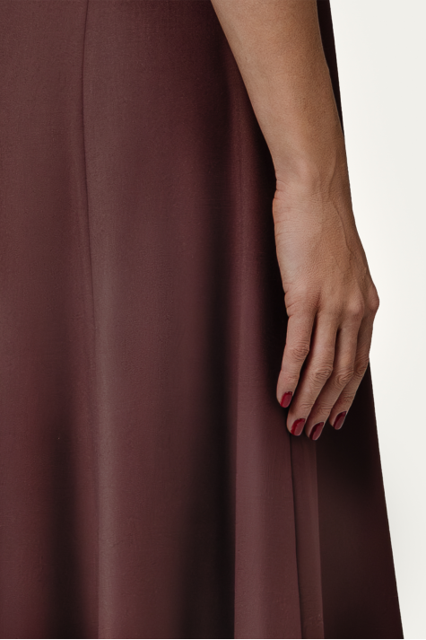 Платье-шестиклинка