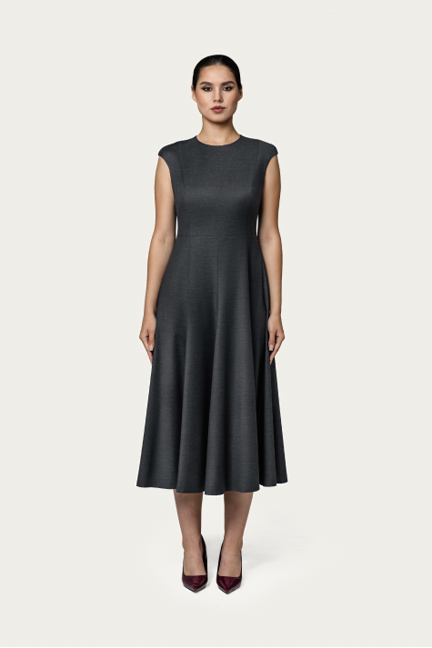 Платье-шестиклинка