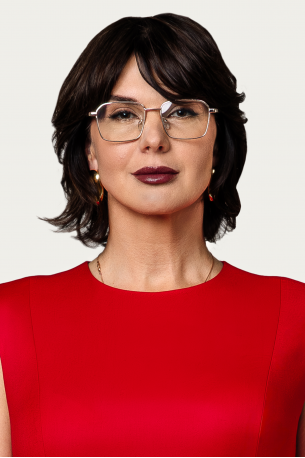 Платье-шестиклинка