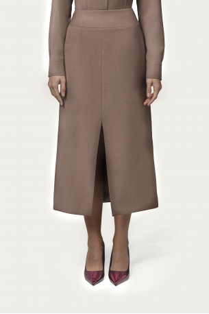 Юбка с разрезом