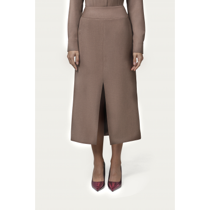 Юбка с разрезом