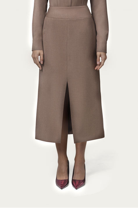 Юбка с разрезом