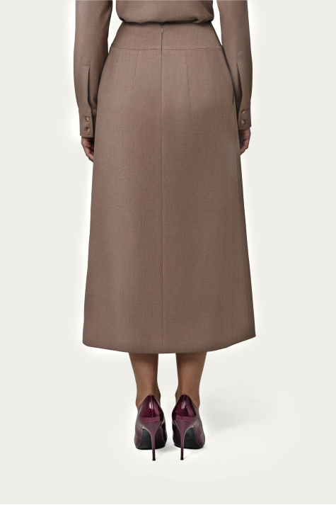 Юбка с разрезом