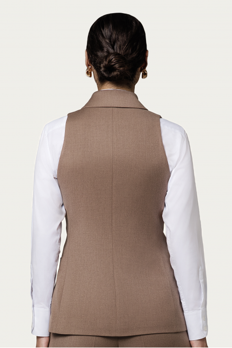 Жилет двубортный