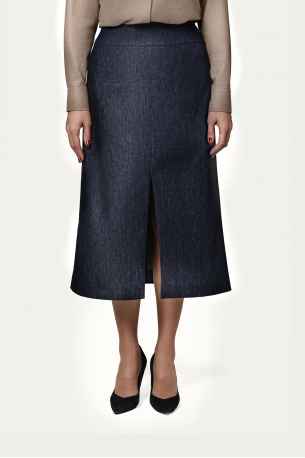 Юбка с разрезом