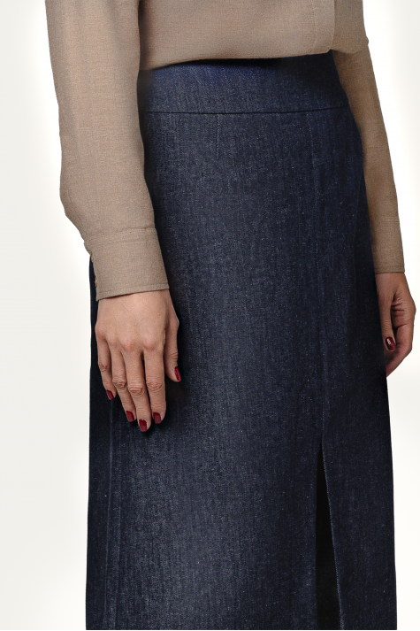 Юбка с разрезом