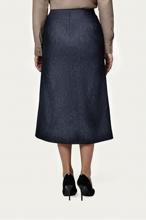 Юбка с разрезом