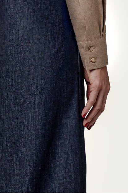 Юбка с разрезом