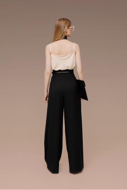 Брюки палаццо с топом