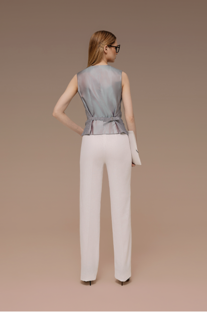 Жилет классический с прямыми брюками