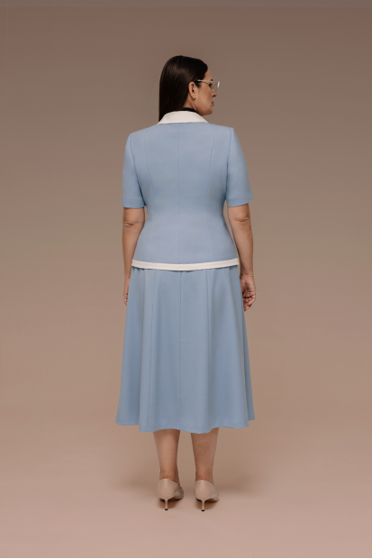 Жакет Каисса с коротким рукавом и воротником