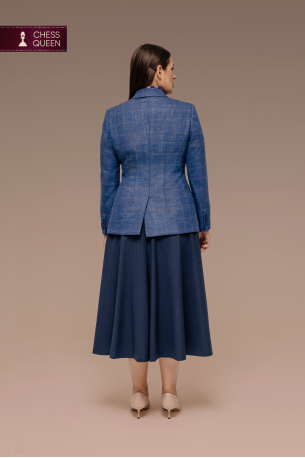 Платье-шестиклинка