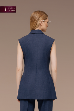 Жилет удлиненный с топом