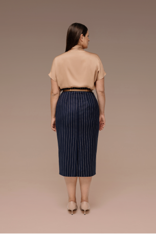 Юбка зауженная удлиненная