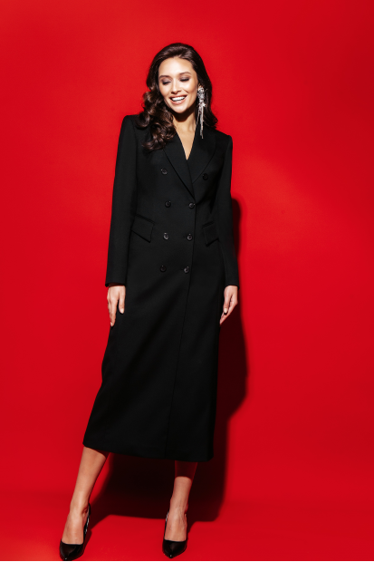 Удлиненное платье-жакет