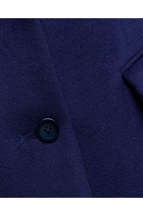 Темно-синее классическое пальто Темно-синее классическое пальто